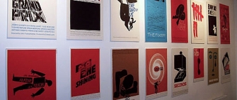 Saul Bass posters and storyboards in London