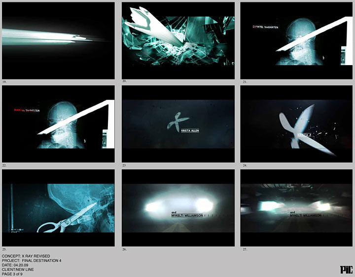 The Final Destination - PIC Storyboard The Final Destination - PIC Storyboard