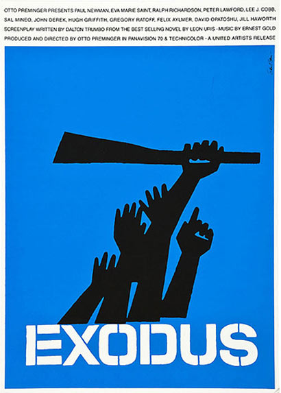Saul Bass, Exodus, Poster, 1960