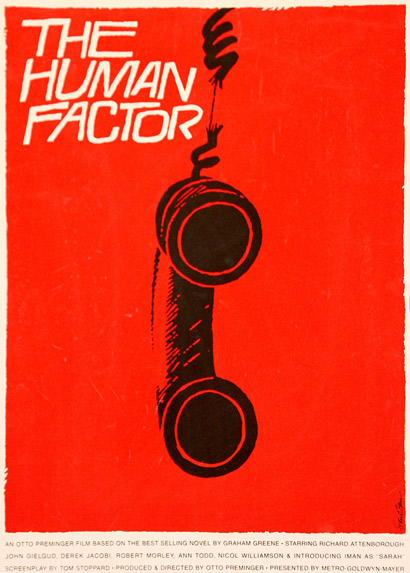 Saul Bass, The Human Factor, Poster, 1979