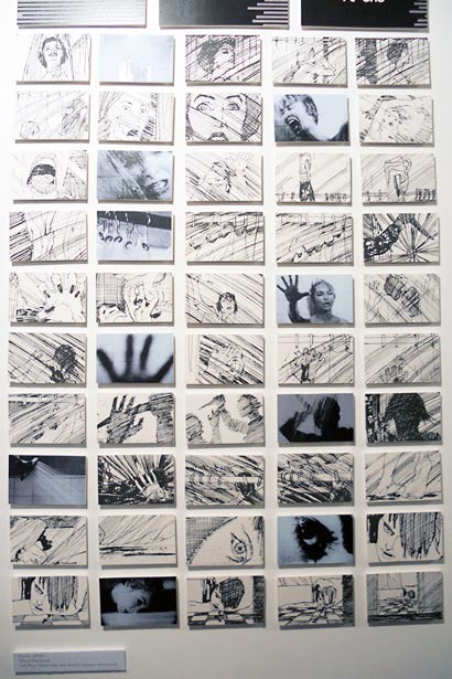 Saul Bass, Storyboard for Psycho, 1960