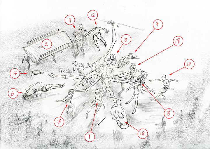 Silent Hill Revelation, storyboard version 2 Silent Hill Revelation, storyboard version 2
