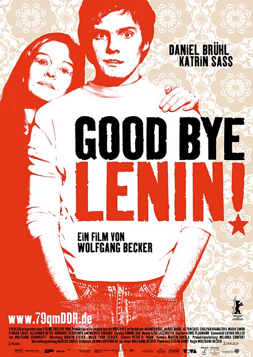 Goodbye Lenin! film poster designed by Darius Ghanai