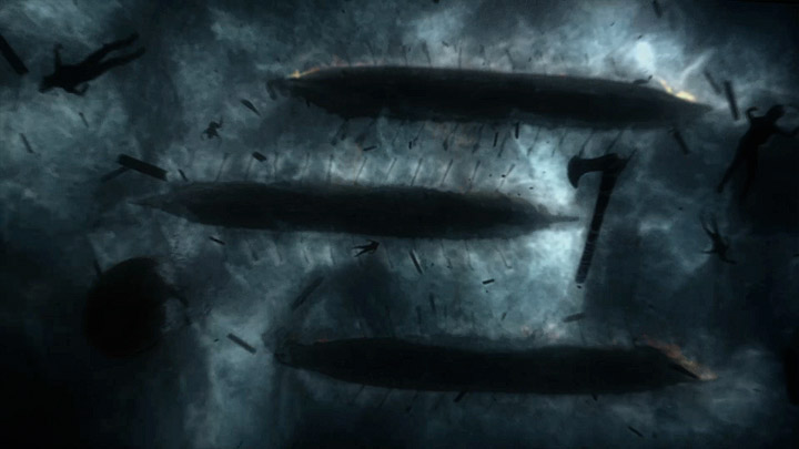 Vikings title sequence by The Mill (still)