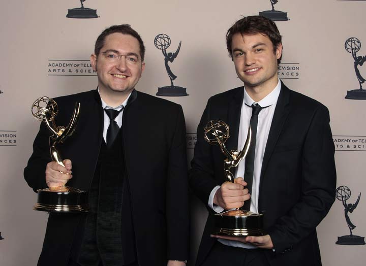 Momoco: Nic Benns, Tom Bromwich at the Emmy's