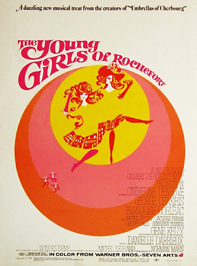 The Young Girls of Rochefort, English poster