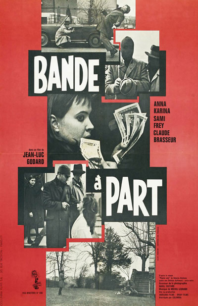 Bande à Part Godard movie poster Bande à Part Godard movie poster