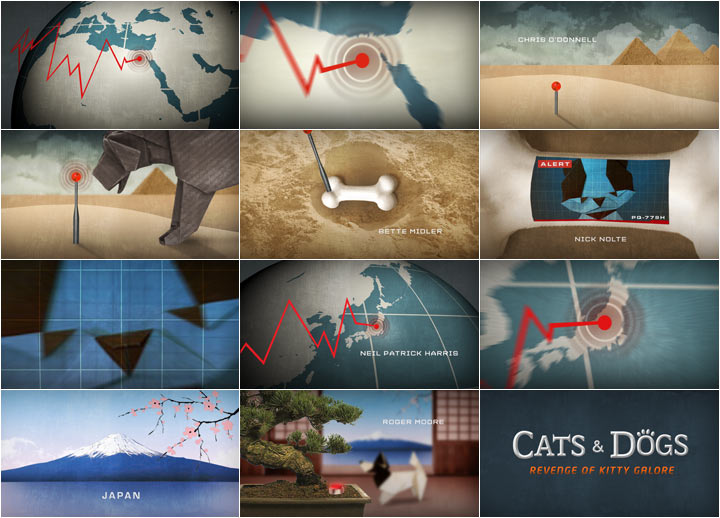 Cats and Dogs: The Revenge of Kitty Galore storyboards