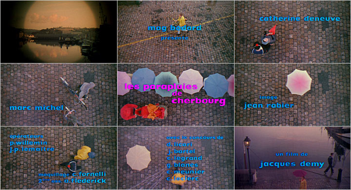 Les Parapluies de Cherbourg (stills)